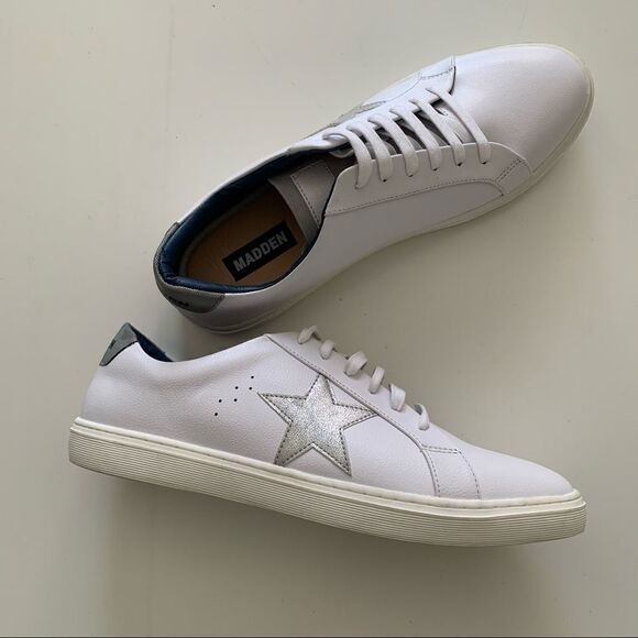 STEVE MADDEN WHITE SNEAKERS - Picture 2 of 11